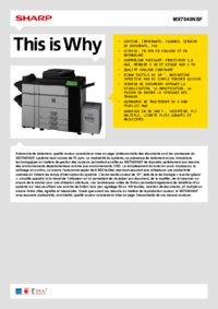 Per vedere il documento Sharp MX7040NSF Manuale Utente