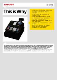 Per vedere il documento Sharp XE-A207B Manuale Utente