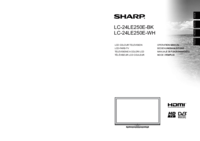 Per vedere il documento Sharp LC-24LE250E-BK Manuale Utente