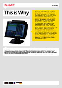 Per vedere il documento Sharp RZ-X750 Manuale Utente