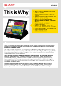 Per vedere il documento Sharp UP-3515 Manuale Utente