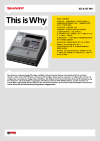 Per vedere il documento Sharp XE-A137-WH Manuale Utente