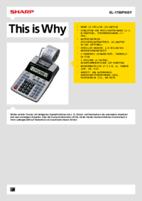 Per vedere il documento Sharp EL-1750PIIIGY Manuale Utente