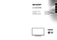 Per vedere il documento Sharp LC-22LE250E Manuale Utente