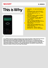 Per vedere il documento Sharp EL-W550XG Manuale Utente