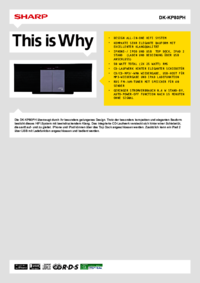 Per vedere il documento Sharp DK-KP80PH Manuale Utente