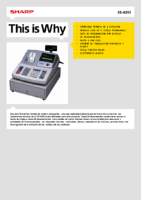 Per vedere il documento Sharp XE-A203 Manuale Utente