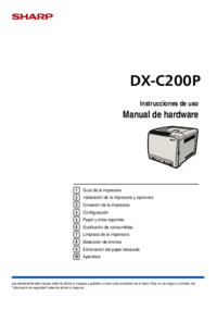 Per vedere il documento Sharp DX-C200P Manuale Utente