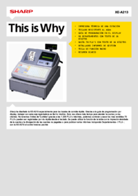 Per vedere il documento Sharp XE-A213 Manuale Utente