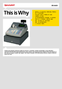 Per vedere il documento Sharp ER-A420 Manuale Utente