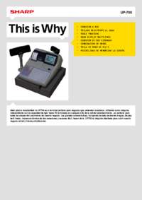 Per vedere il documento Sharp UP-700 Manuale Utente