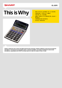 Per vedere il documento Sharp EL-337C Manuale Utente