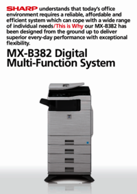 Per vedere il documento Sharp MX-B382 Manuale Utente