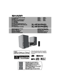 Per vedere il documento Sharp XL-HF201PHS Specifiche