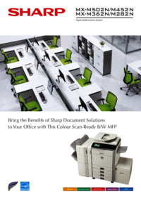 Per vedere il documento Sharp MX-M282N Manuale Utente