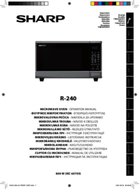 Per vedere il documento Sharp R-240B Istruzioni per gli Interventi