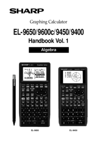 Per vedere il documento Sharp EL-9600 Manuale Utente