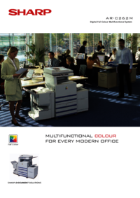 Per vedere il documento Sharp AR-C262M Key Manuale Utente