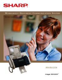 Per vedere il documento Sharp FO-10 Manuale Utente