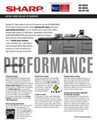 Per vedere il documento Sharp MX-M1100 Manuale Utente