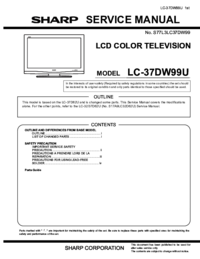 Per vedere il documento Sharp LC-37DW99U Manuale Utente