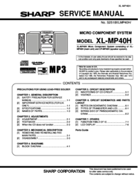 Per vedere il documento Sharp XL-MP40H Manuale di Servizio