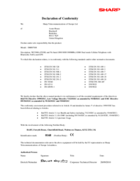 Per vedere il documento Sharp DM007SH Manuale Utente