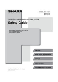 Per vedere il documento Sharp MX-4100N Manuale del Proprietario